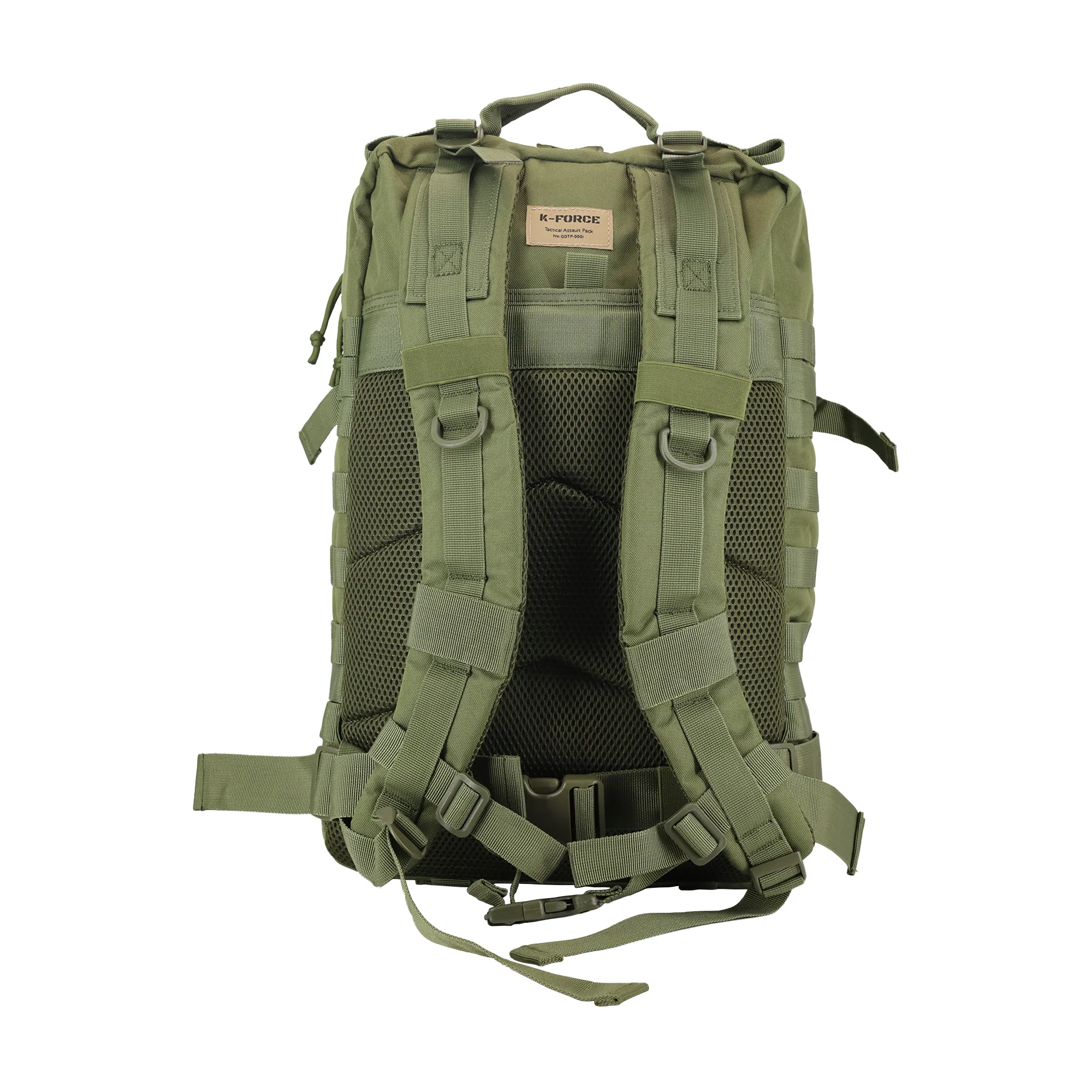 K-Force - Tactical Assault Rygsæk Large 40L // Olivengrøn - Image 5