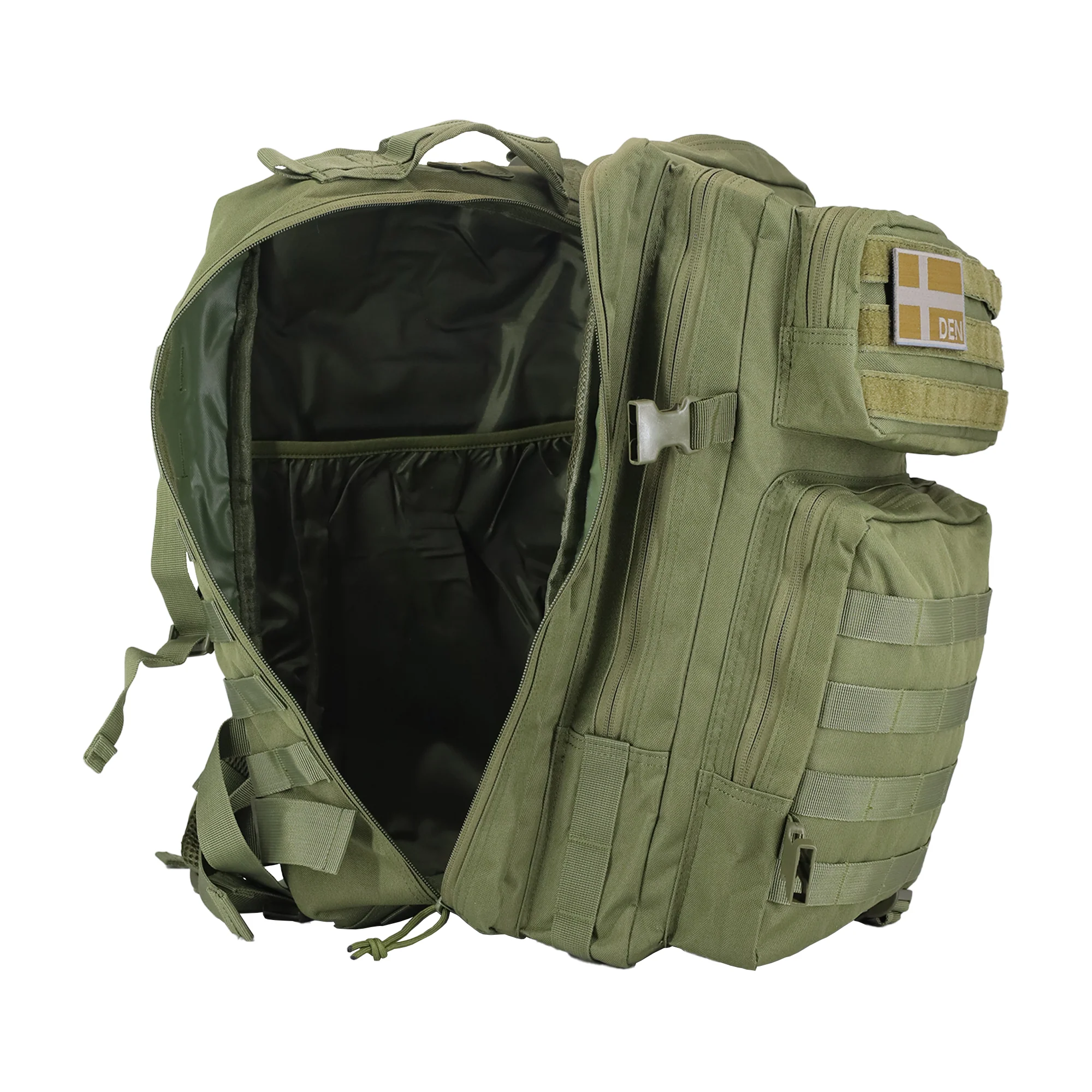 K-Force - Tactical Assault Rygsæk Large 40L // Olivengrøn - Image 6