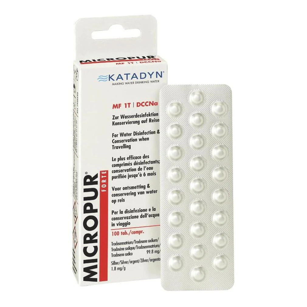 Katadyn - Micropur Forte MF 1T Vandrensningstabletter (100 stk.)