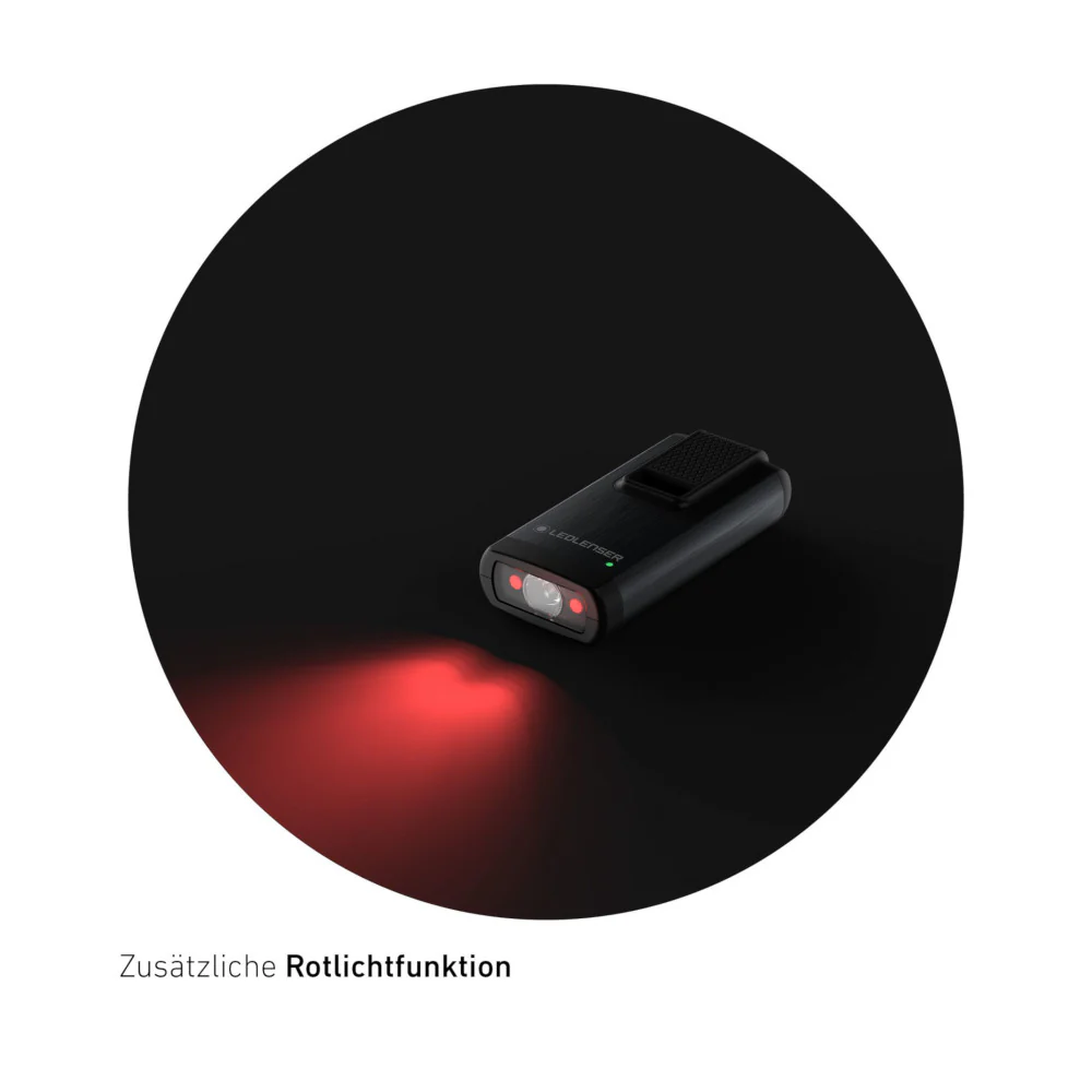 LEDLENSER - K6R Nøgleringslygte 400 Lumen // Grå - Image 4