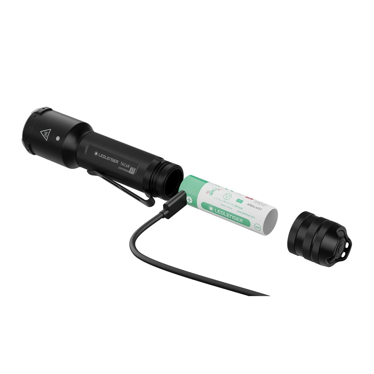 LEDLENSER - TAC6R Tactical Lommelygte 2000 Lumen - Image 5