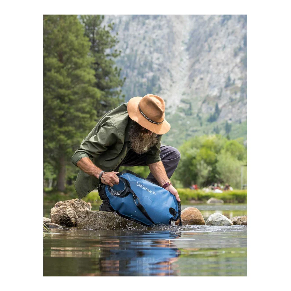 LifeStraw - Peak Series Gravity Vandfilter System 8L + 8L // Dark Mountain Gray - Image 6