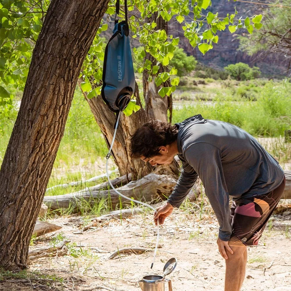 LifeStraw - Peak Series Gravity Vandfilter System 8L + 8L // Dark Mountain Gray - Image 7