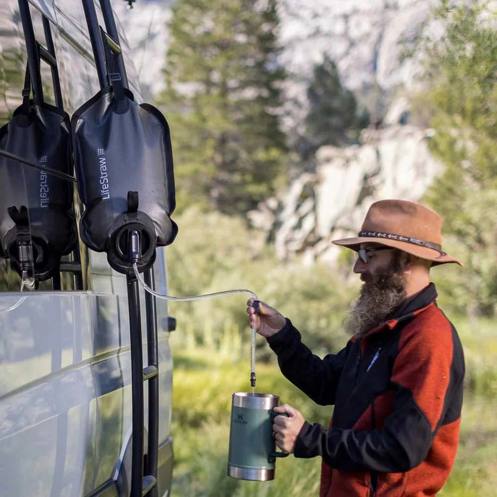 LifeStraw - Peak Series Gravity Vandfilter System 8L + 8L // Dark Mountain Gray - Image 8