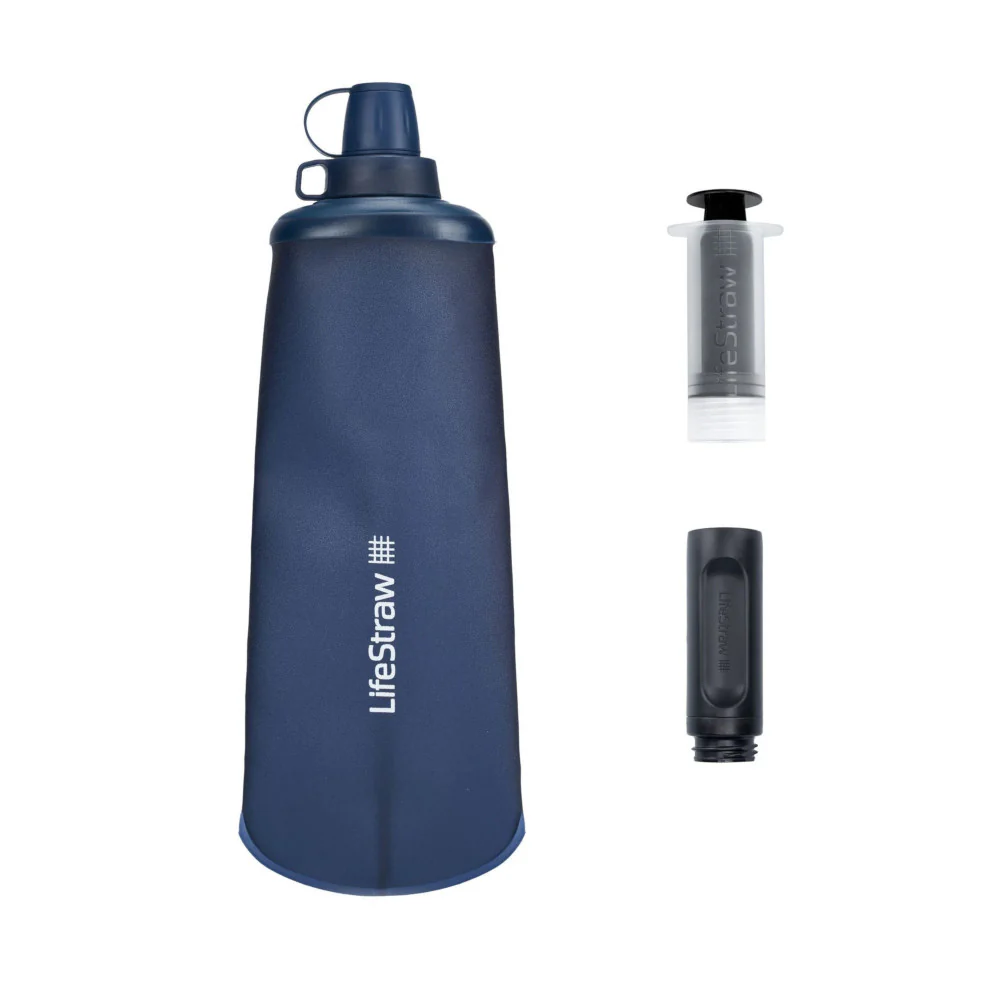 LifeStraw - Peak Squeeze Vandrensningsflaske 1L // Blå - Image 2