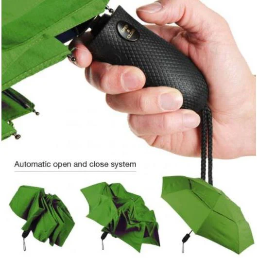 Lifeventure - Trek Umbrella Paraply // Sort - Medium - Image 4