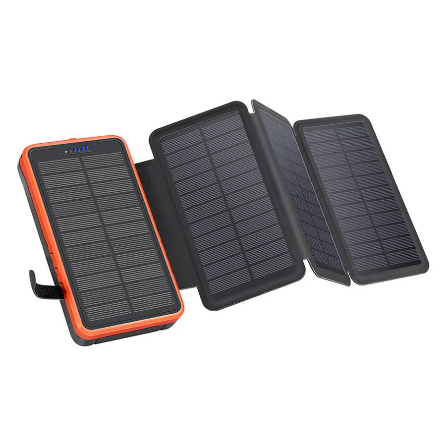 Lippa - 20.000 mAh Powerbank med foldbart solcellepanel