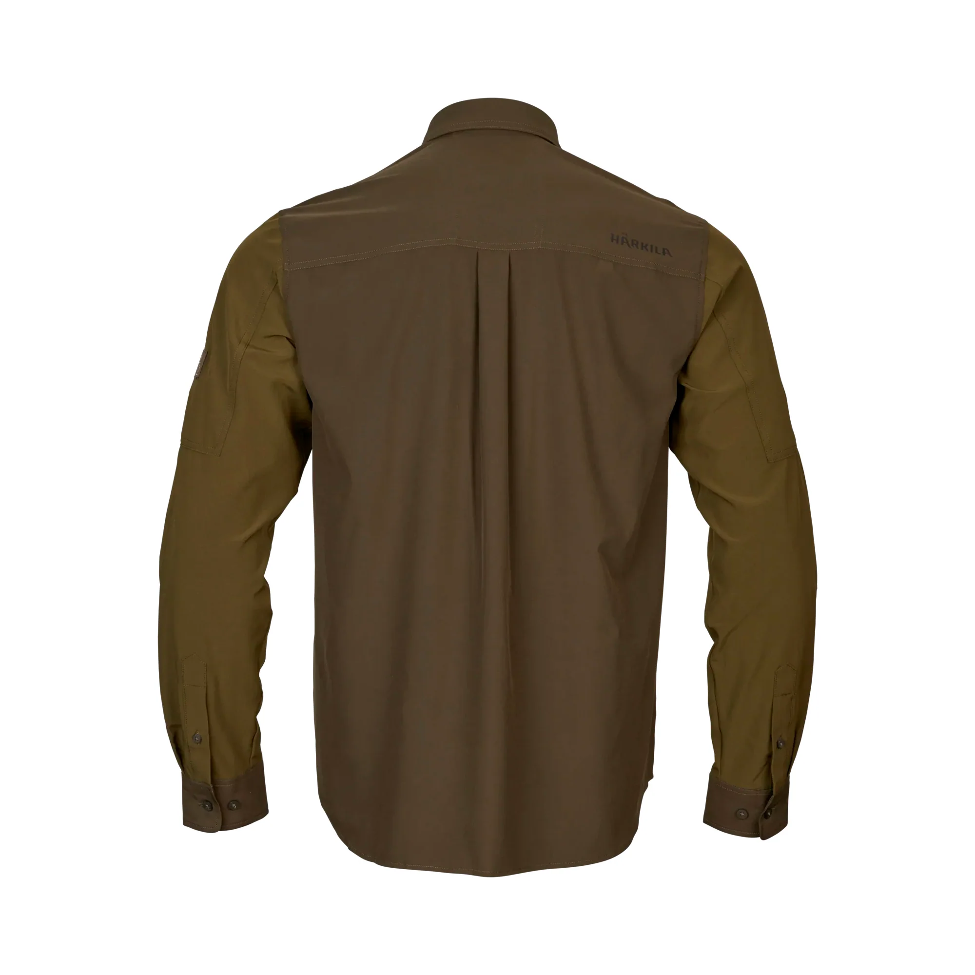 Logmar letvægts L/S-skjorte // Dark Olive / Willow Green - Image 7