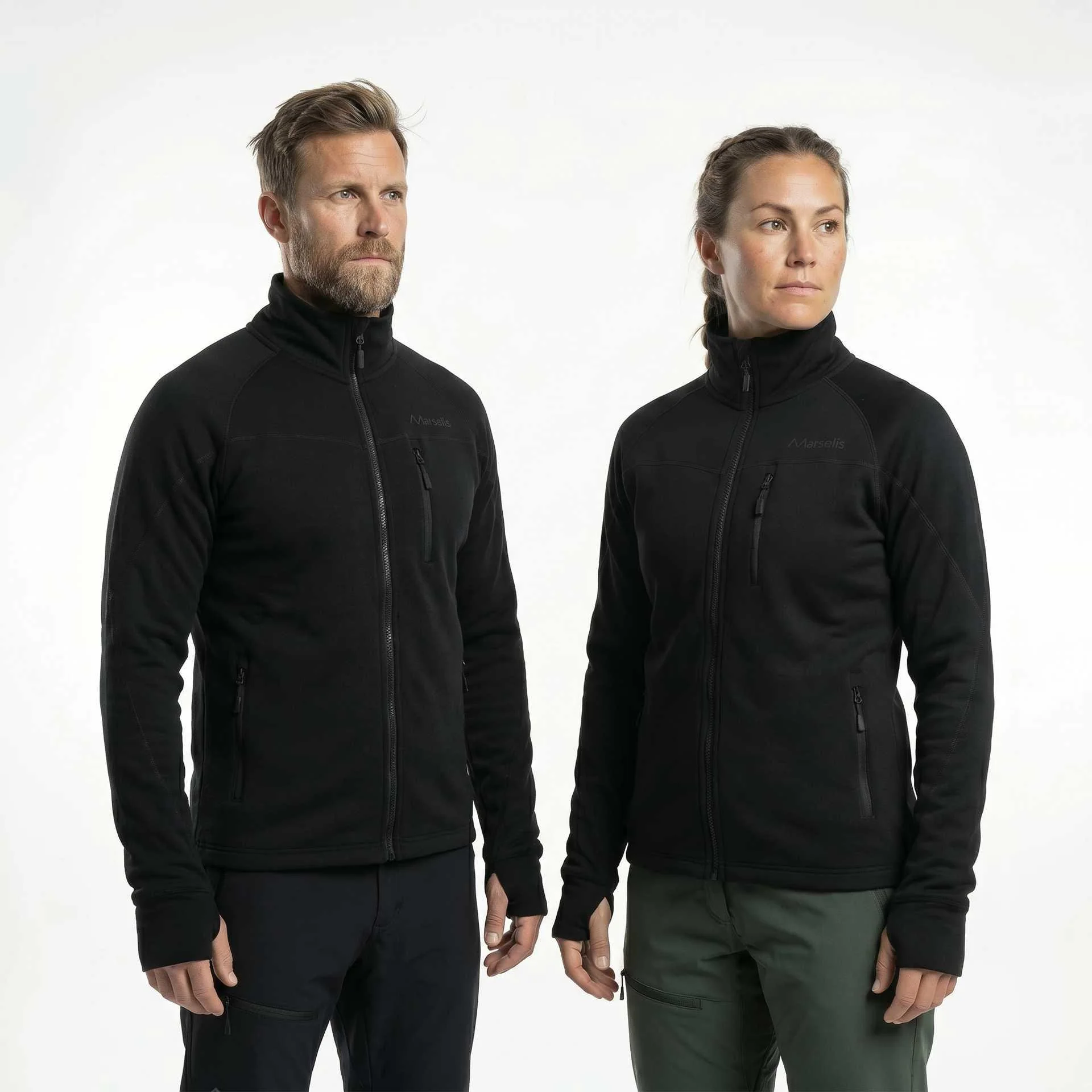 Marselis - Merino Stretch Jakke // Sort