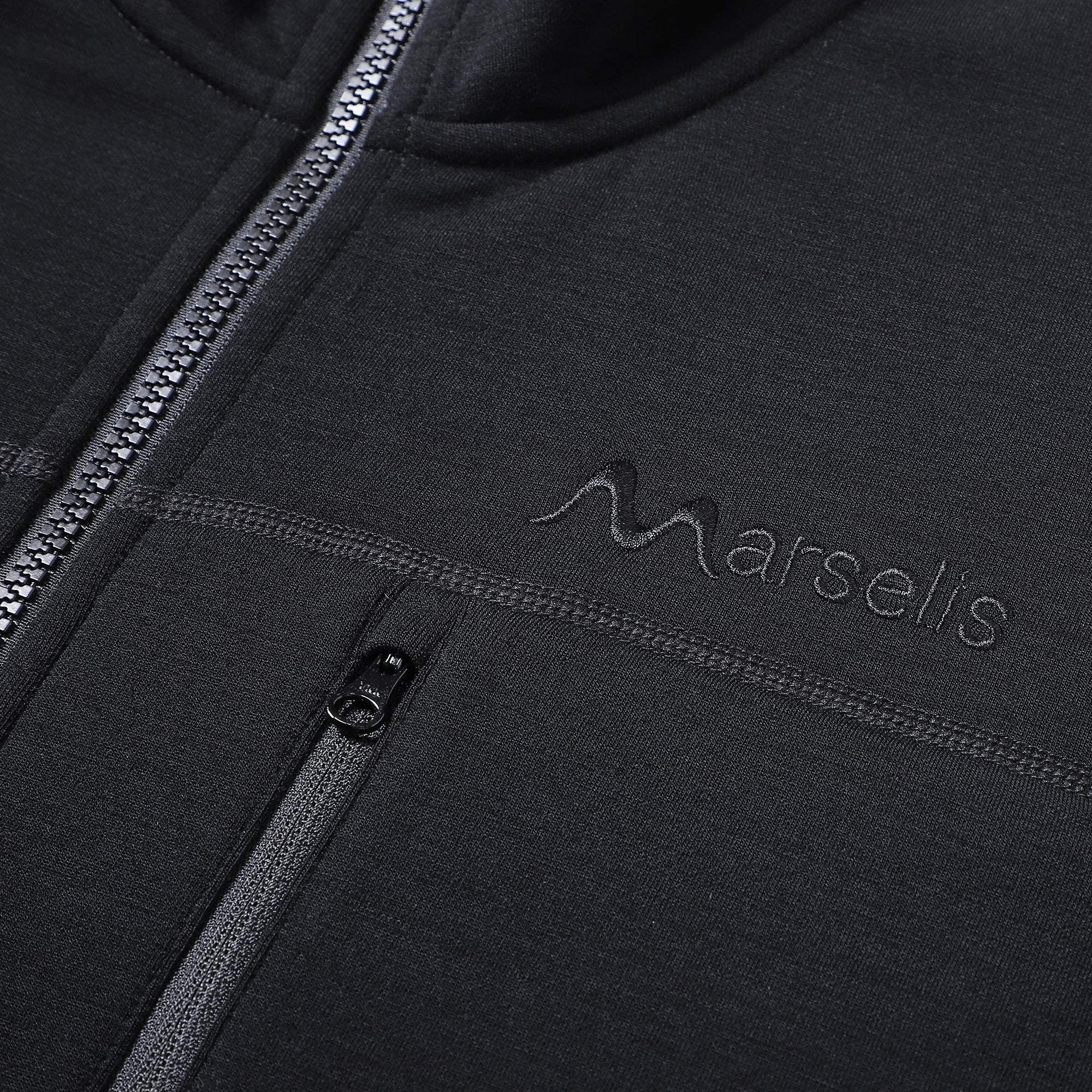 Marselis - Merino Stretch Jakke // Sort - Image 10