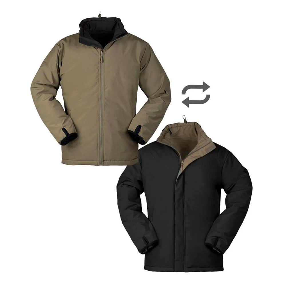 Mil-Tec - Cold Weather Vendbar Jakke Ranger Green / Sort