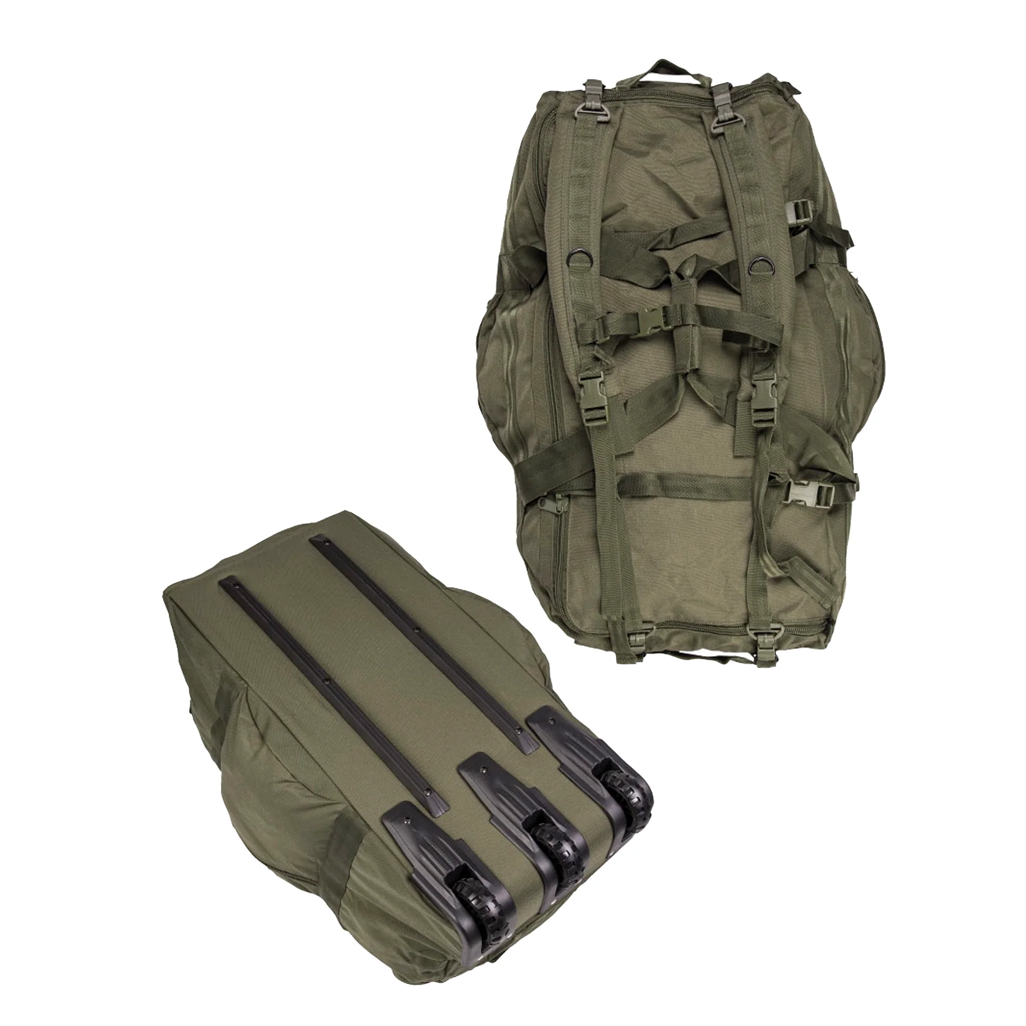 Mil-Tec - Combat Duffle Taske Med Hjul // OD - Image 2