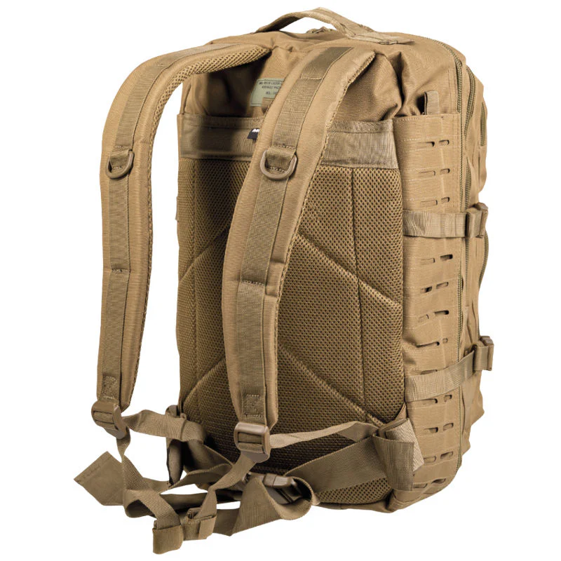 Mil-Tec - Laser Cut Assault Large Rygsæk (36L) // Sand / Ørken - Image 2