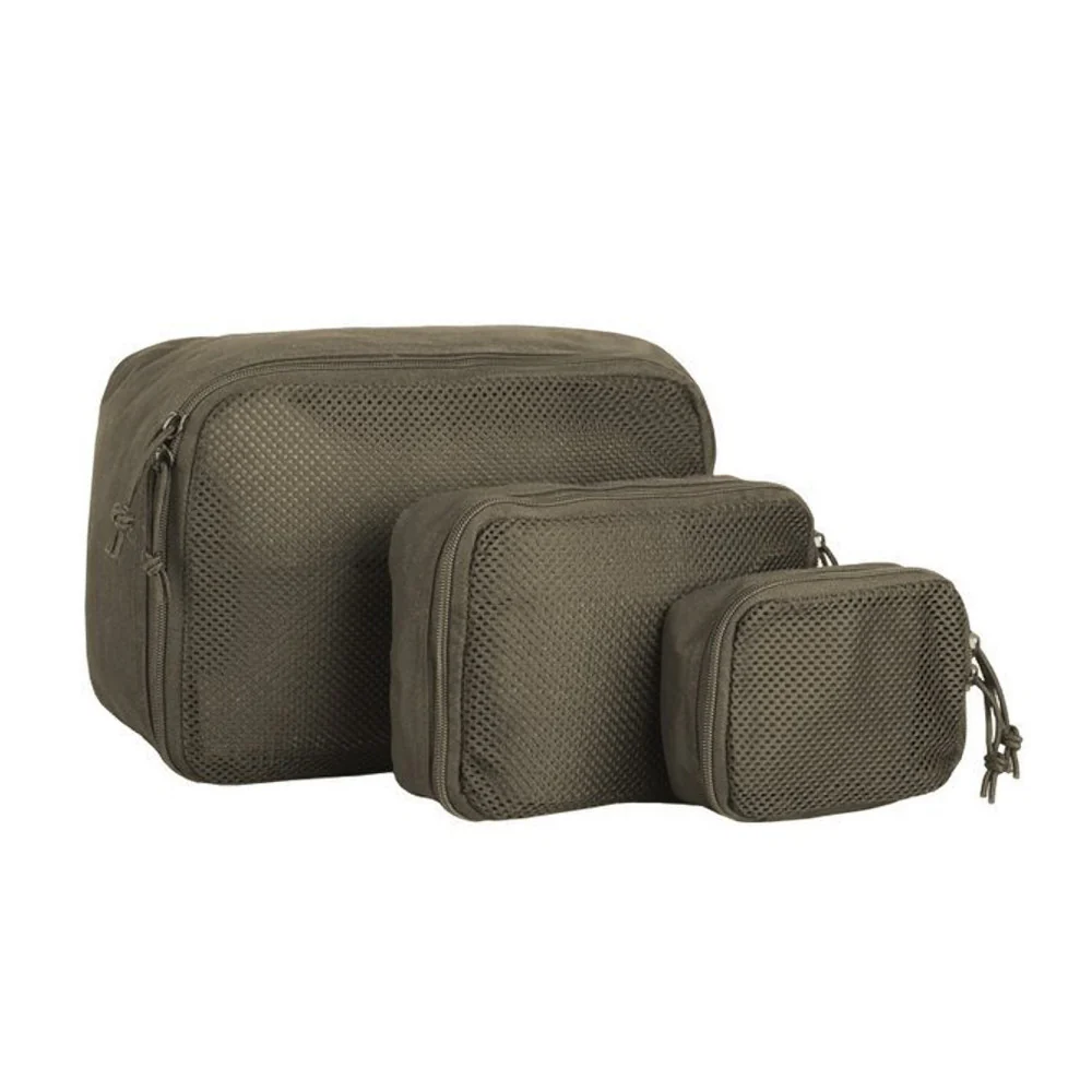 Mil-Tec - Mesh Pouch Sæt (3 pak) // Olivengrøn