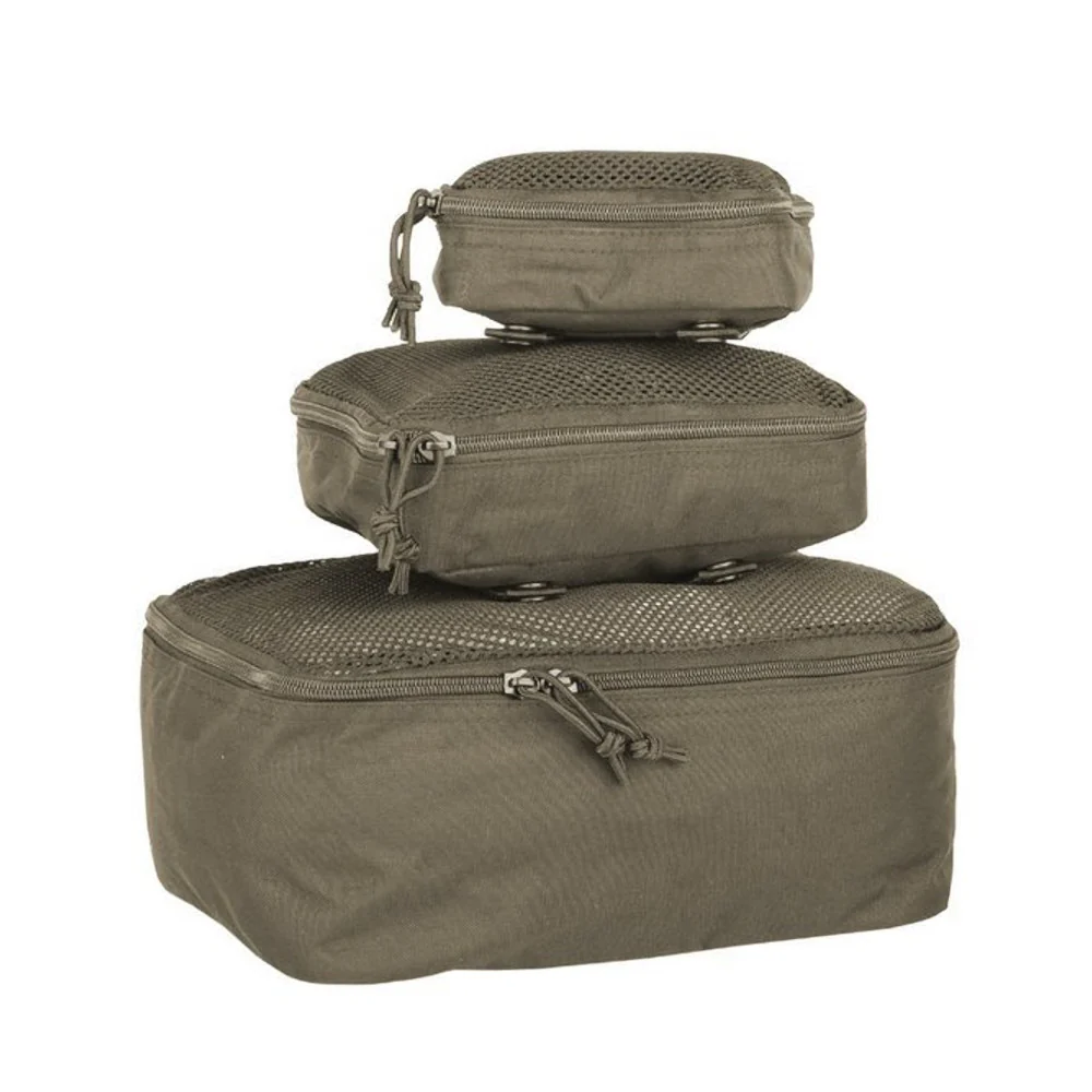 Mil-Tec - Mesh Pouch Sæt (3 pak) // Sort - Image 2