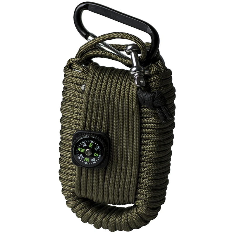 Mil-Tec - Paracord Survival Kit Large // Olivengrøn