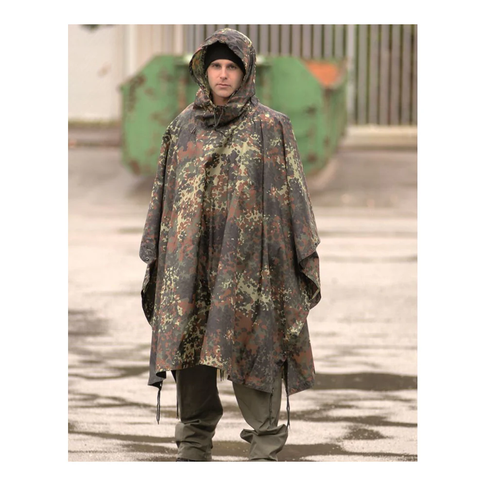 Mil-Tec - Ripstop Regnslag // Flecktarn