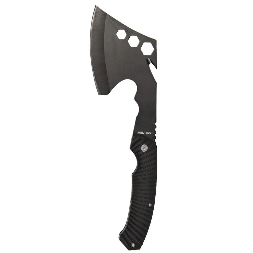 Mil-Tec - Sort Økse Med Tools og Etui - 32,5 cm