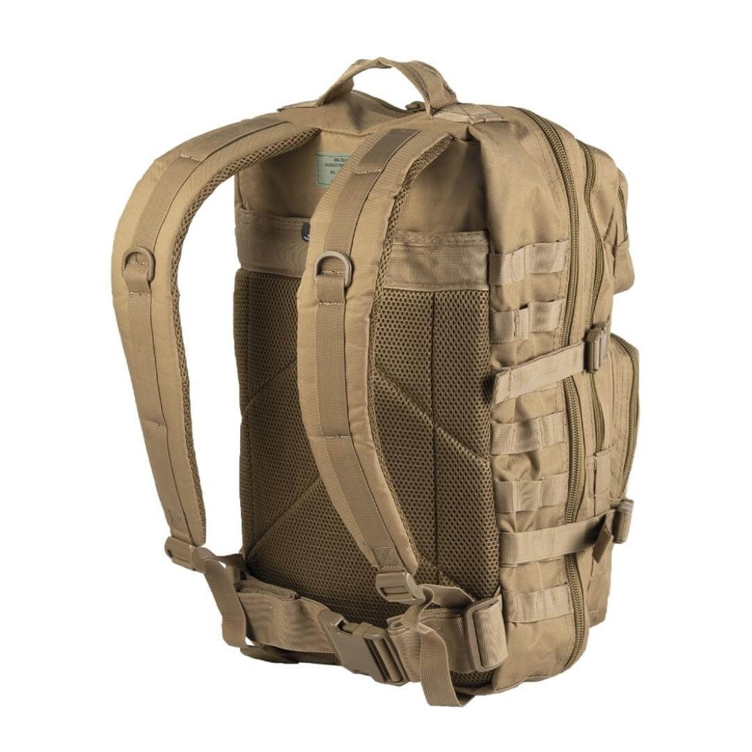 Mil-Tec - US Assault Pack Large 36L Rygsæk // Coyote