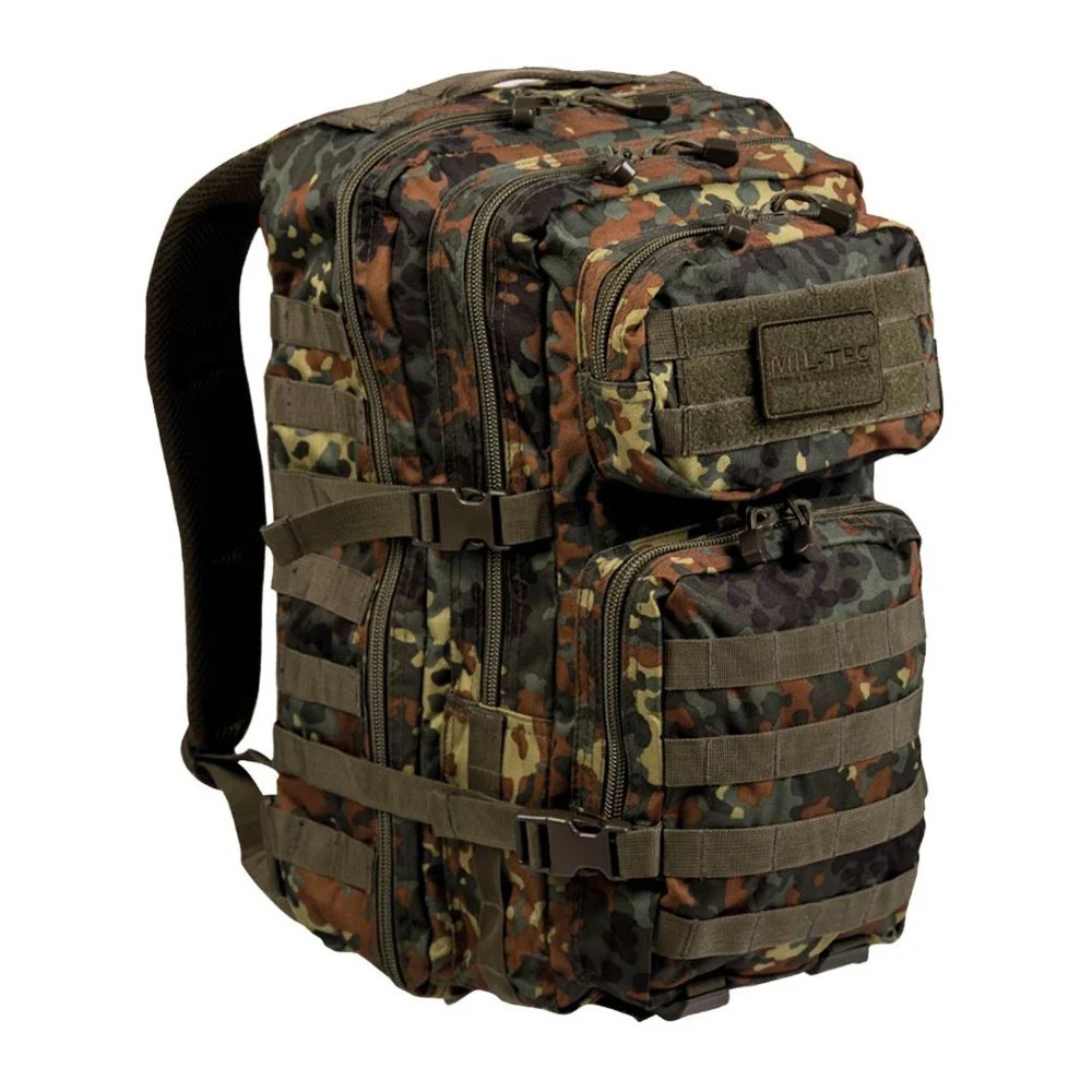 Mil-Tec - US Assault Pack Large Camo 36L // Flecktarn