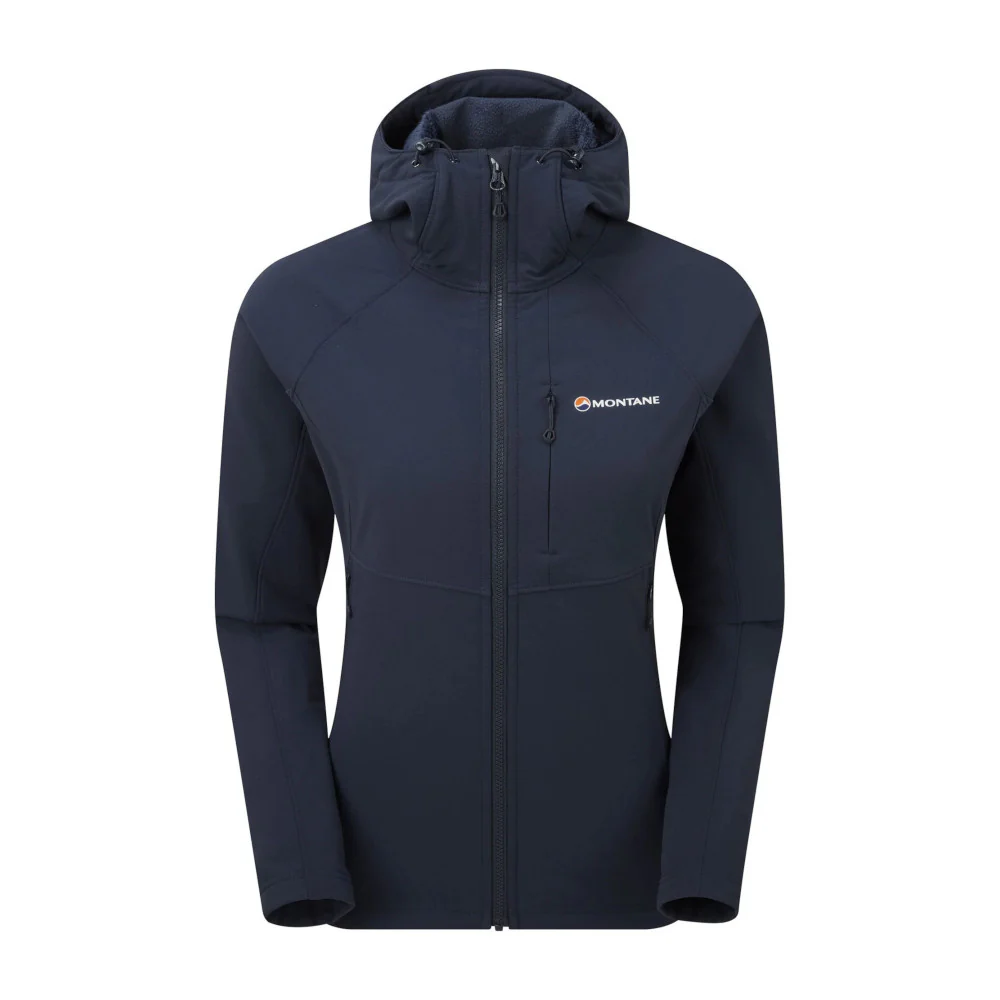 Montane - Krypton Dame Softshell Hoodie // Eclipse Blue