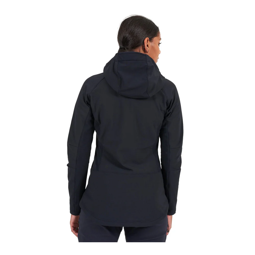 Montane - Krypton Dame Softshell Hoodie // Sort - Image 3