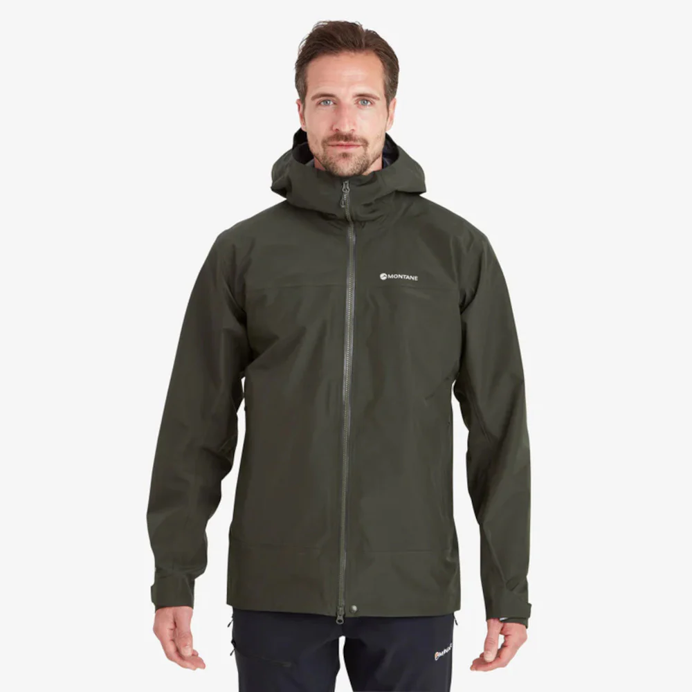 Montane - Phase Herre Vandtæt Jakke Mørkegrøn - Image 3