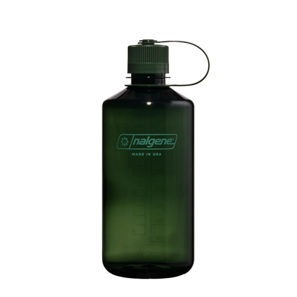 Nalgene - Narrow Mouth Sustain Drikkeflaske 1L // Mørkegrøn - Image 4