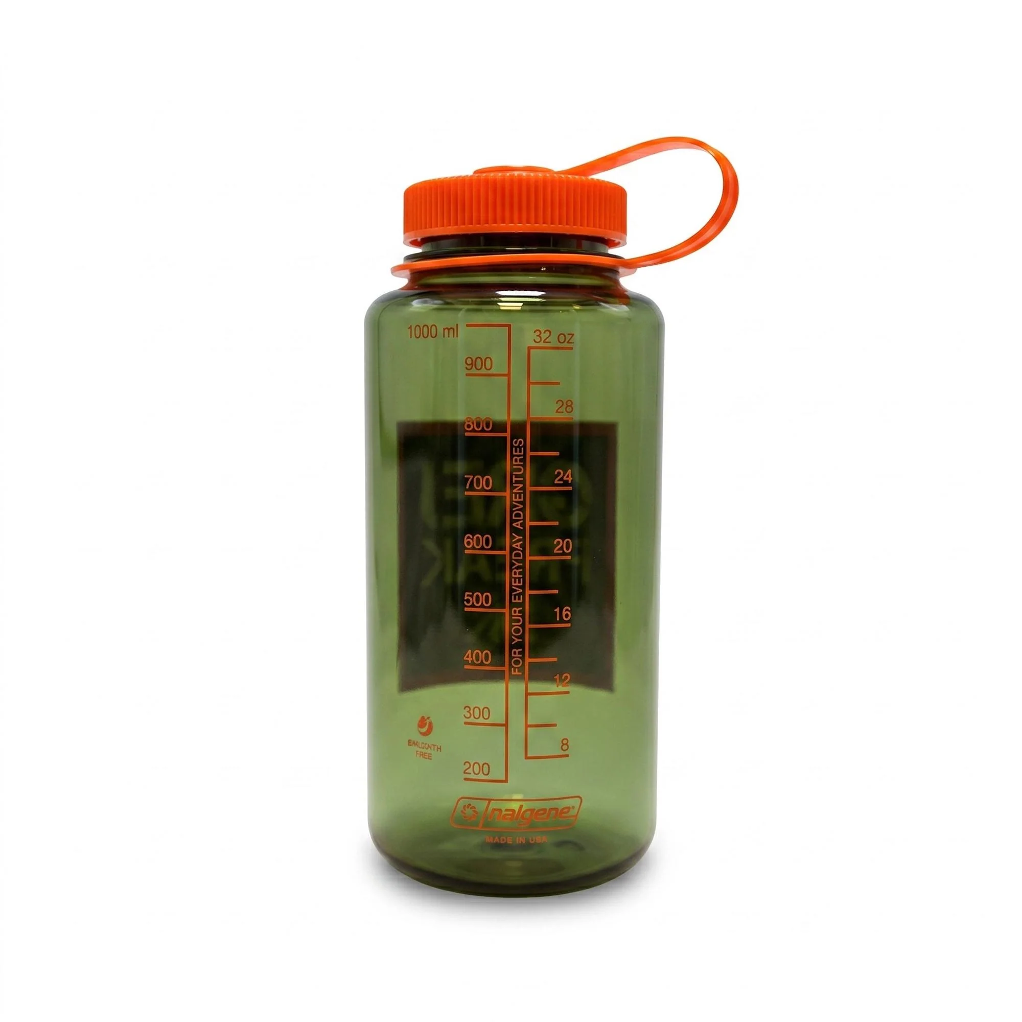 Nalgene - Wide Mouth Sustain Drikkedunk m. GrejFreak.dk Logo 1L // Grøn - Image 2