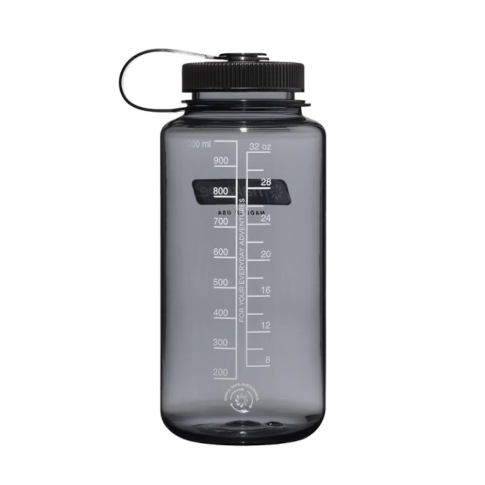Nalgene - Wide Mouth Sustain Drikkeflaske 1L // Grå - Image 2
