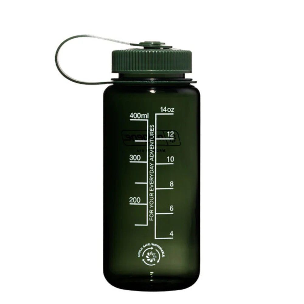 Nalgene - Wide Mouth Sustain Drikkeflaske 475ml // Mørkegrøn - Image 2