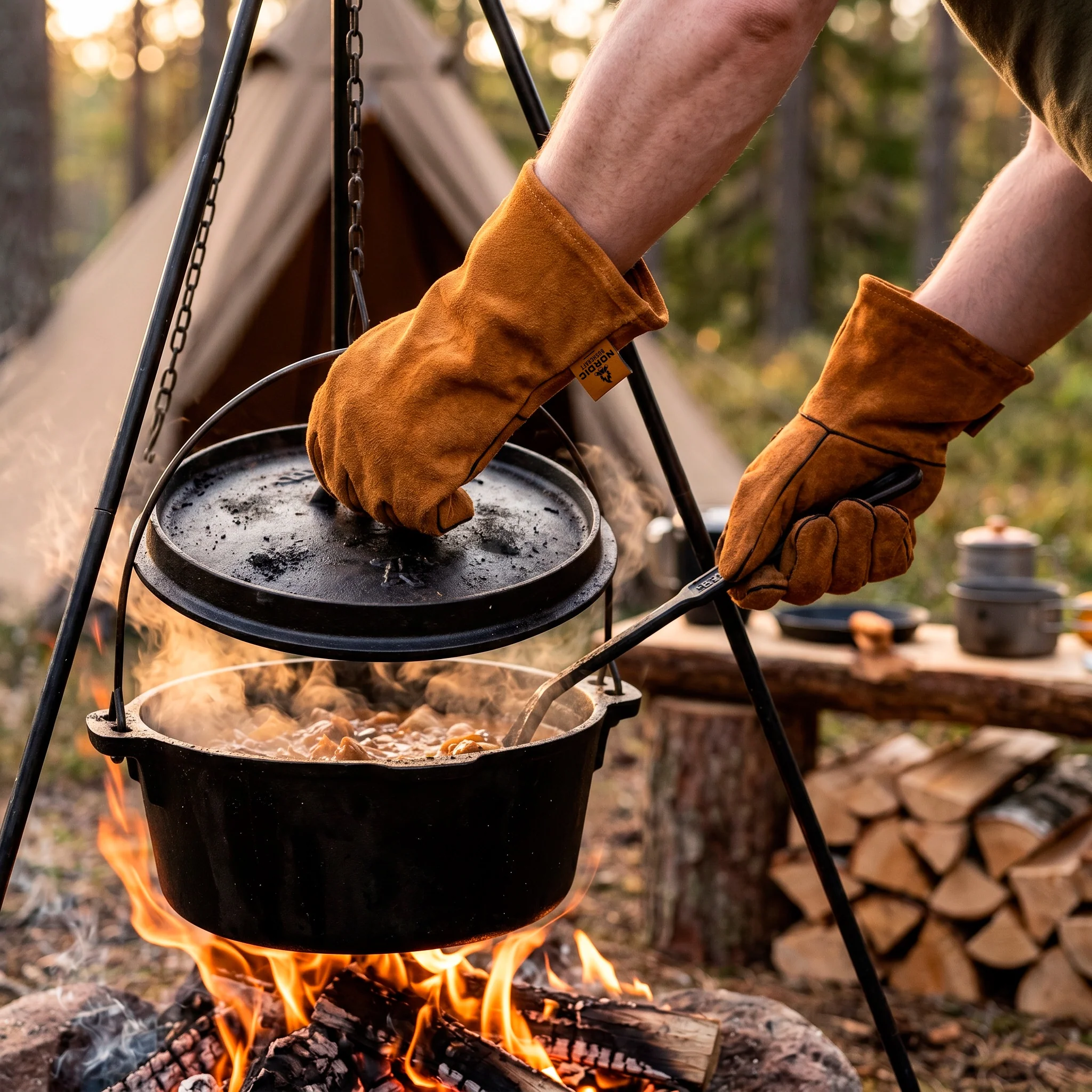 Nordic Bushcraft - Fire Gloves Bålhandsker - Image 3