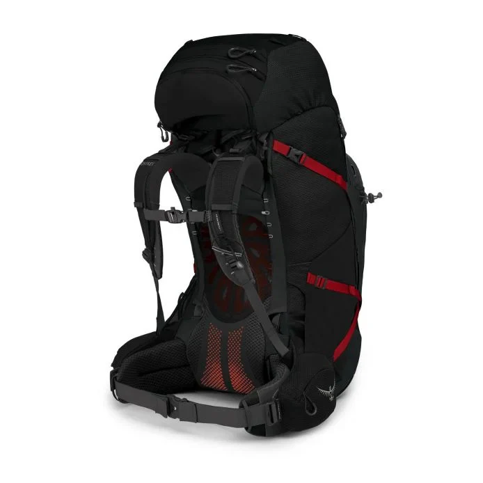 Osprey - Aether Plus 85 Herre Vandrerygsæk 85L // Sort - Image 2