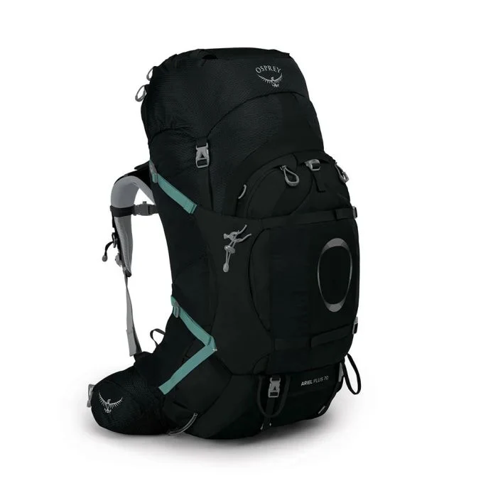 Osprey - Ariel Plus 70L Dame Rygsæk // Sort