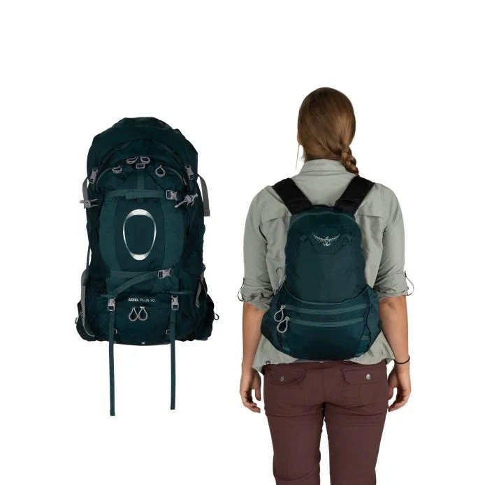 Osprey - Ariel Plus 70L Dame Rygsæk // Sort - Image 5