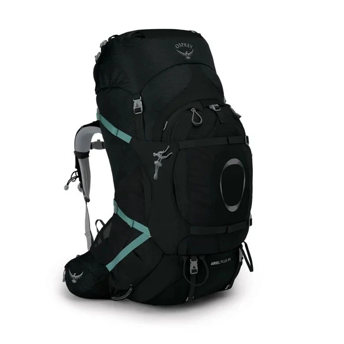 Osprey - Ariel Plus 85 L Dame Rygsæk // Sort