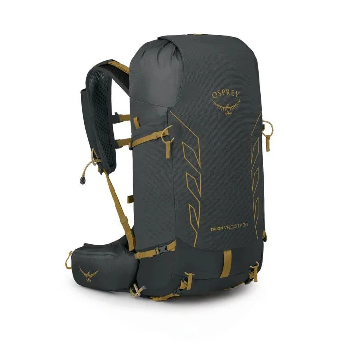 Osprey - Talon Velocity Herre Vandrerygsæk 30L // Dark Charcoal/Tumbleweed Yellow - Image 3