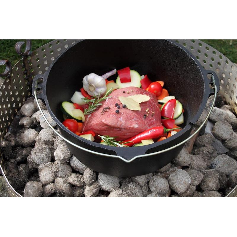 Petromax - Dutch Oven ft12 Fladbundet Støbejernsgryde 10,8L - Image 4