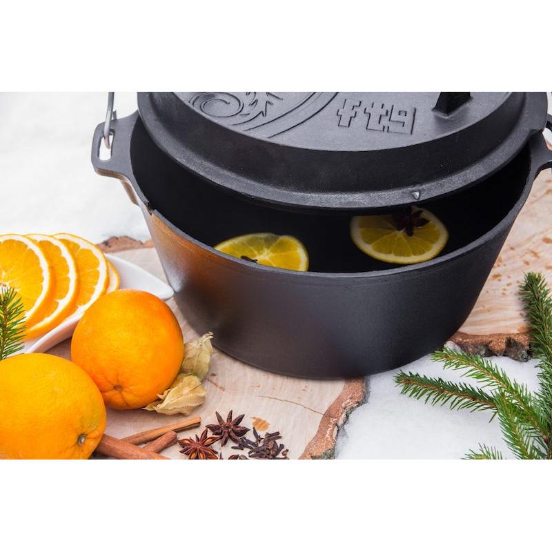 Petromax - Dutch Oven ft12 Fladbundet Støbejernsgryde 10,8L - Image 9