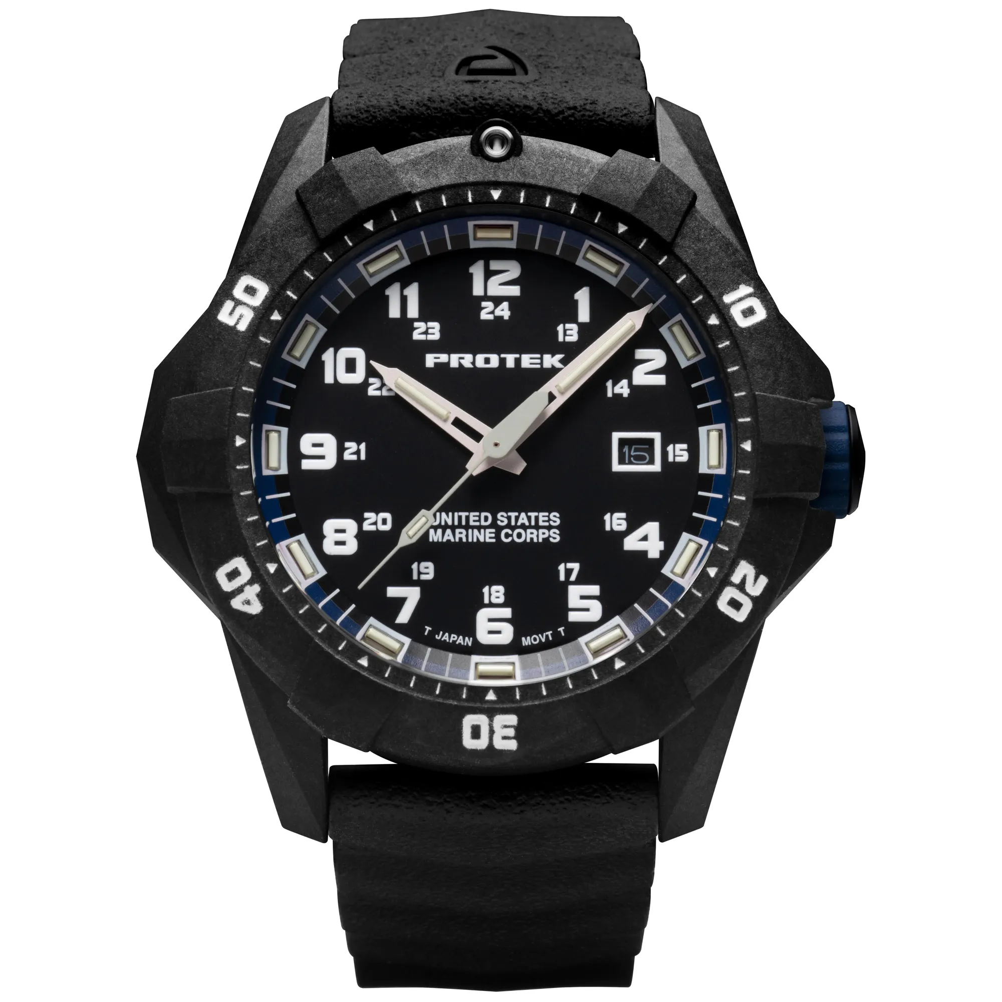 ProTek - PT1013 USMC 42 mm Outdoor Ur // Sort & Blå