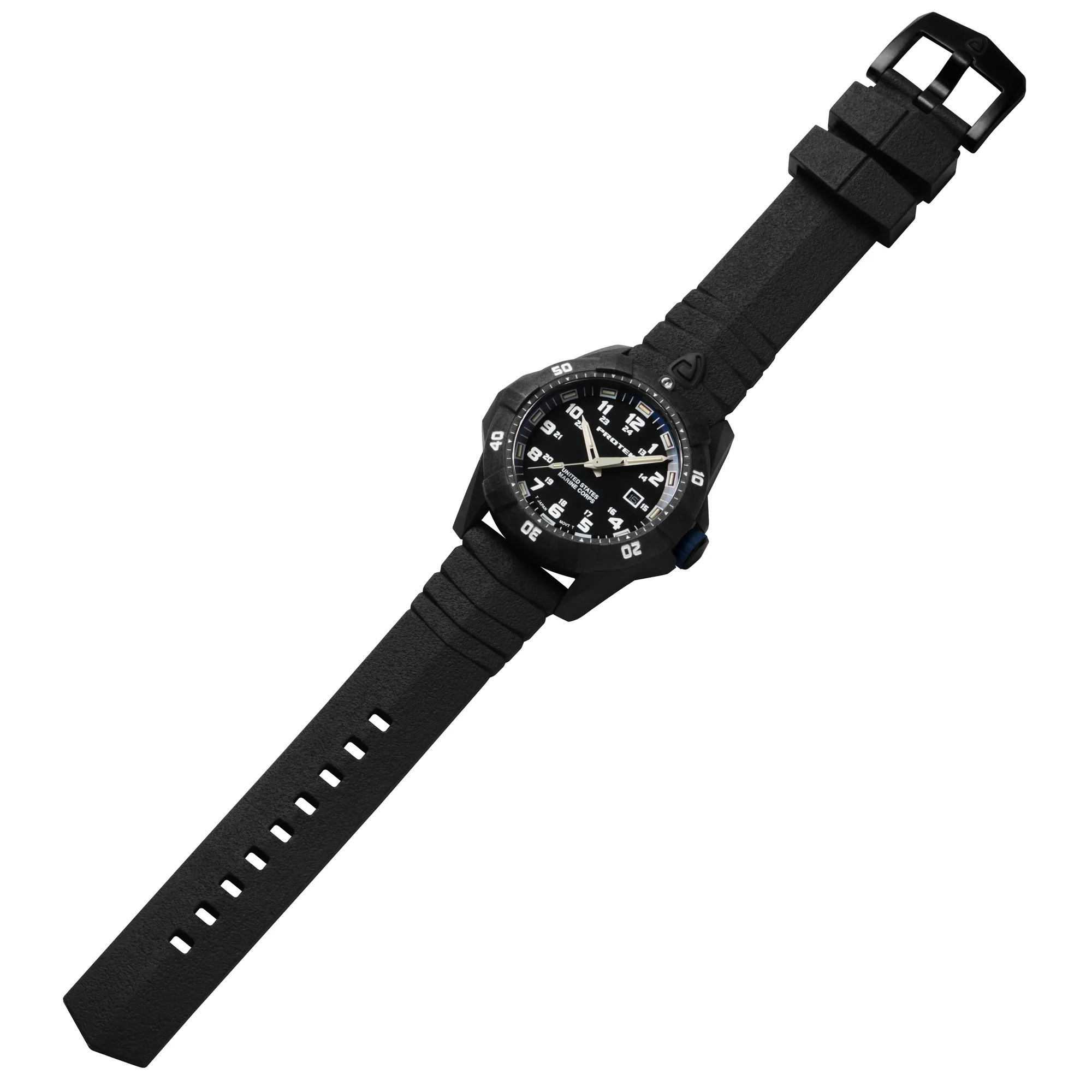 ProTek - PT1013 USMC 42 mm Outdoor Ur // Sort & Blå - Image 6