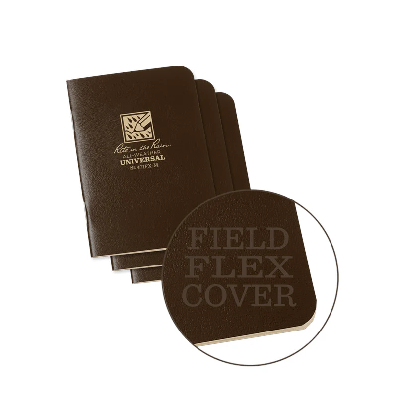 Rite In The Rain - Mini Stapled Notebook (3-pak) // Sand - Image 4