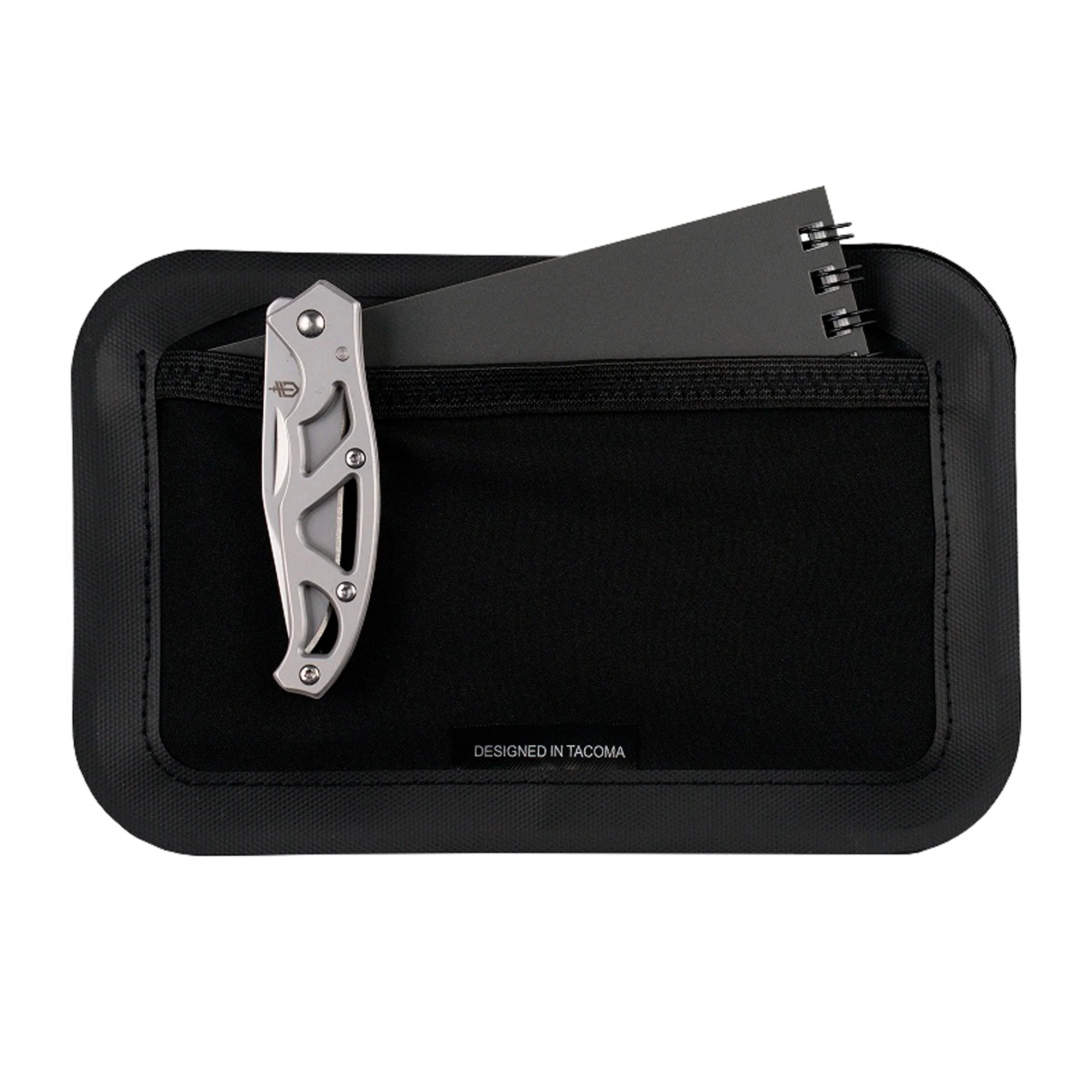 Rite In The Rain - Monsoon Rapid // Small Utility Pouch 4.5X7 Black W/Velcro - Image 4