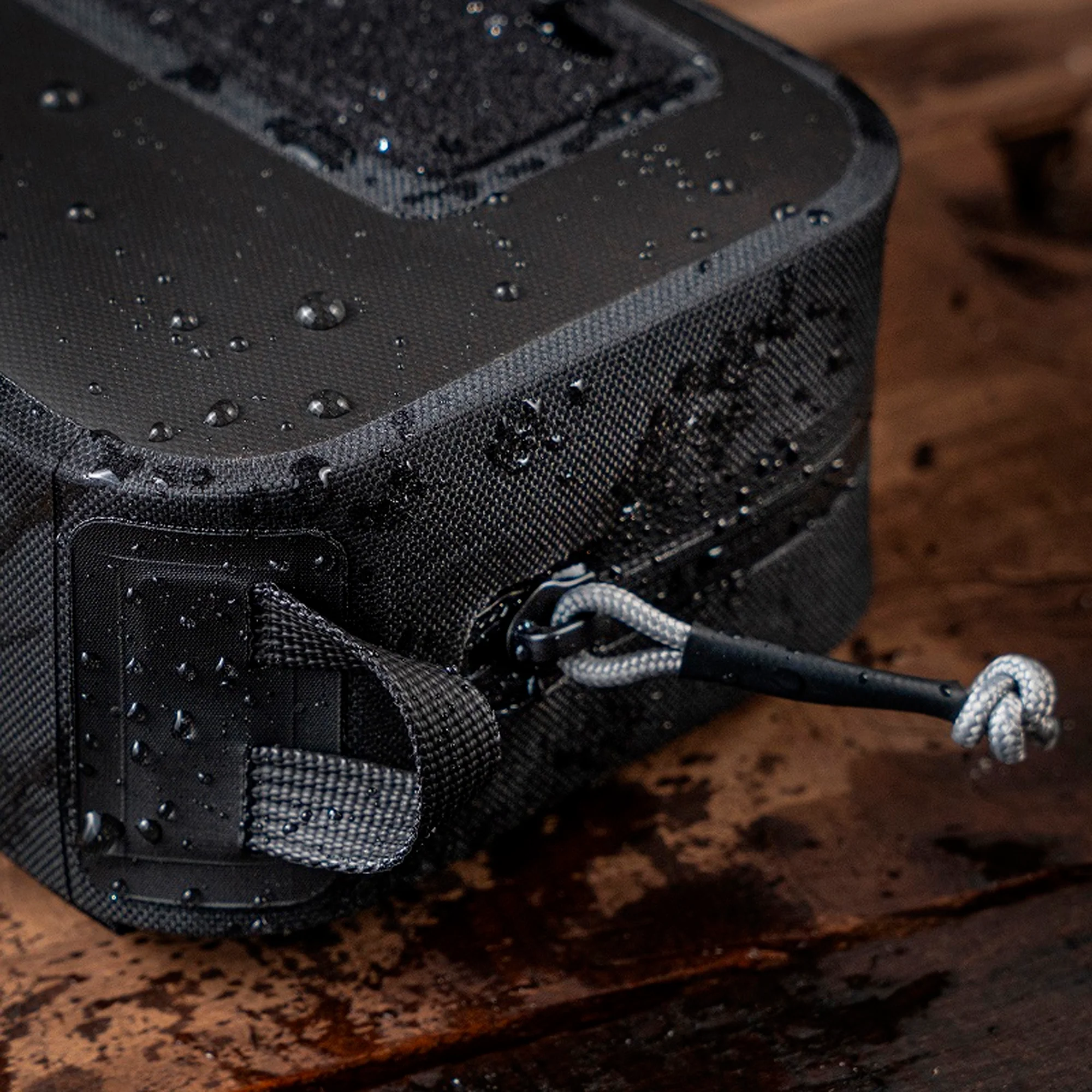 Rite In The Rain - Monsoon Rapid // Small Utility Pouch 4.5X7 Black W/Velcro - Image 5