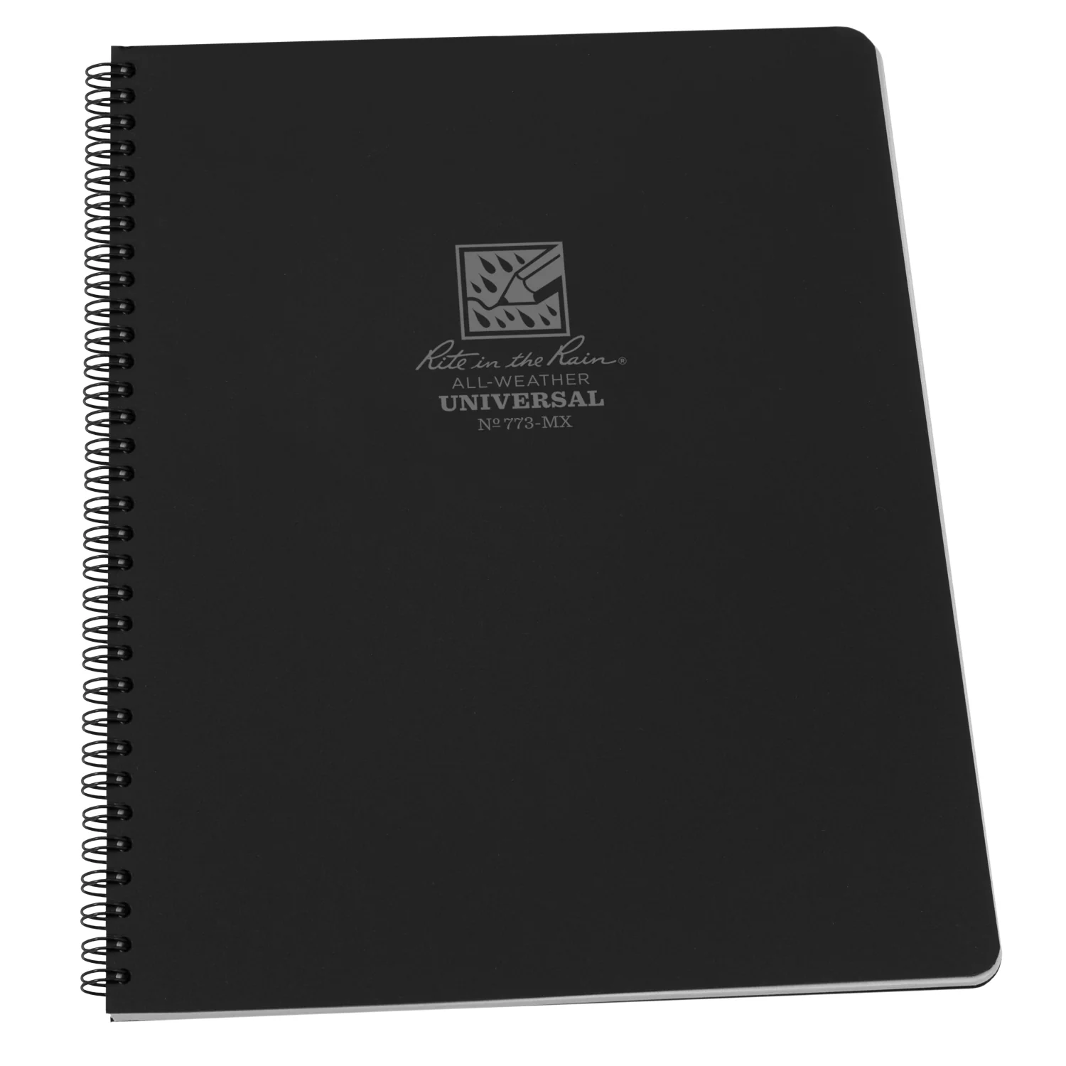 Rite in The Rain - Side Spiral Notebook 22 x 28 cm // Sort