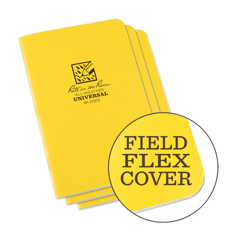 Rite In The Rain - Stapled Notebook (3-pak) // Orange - Image 3