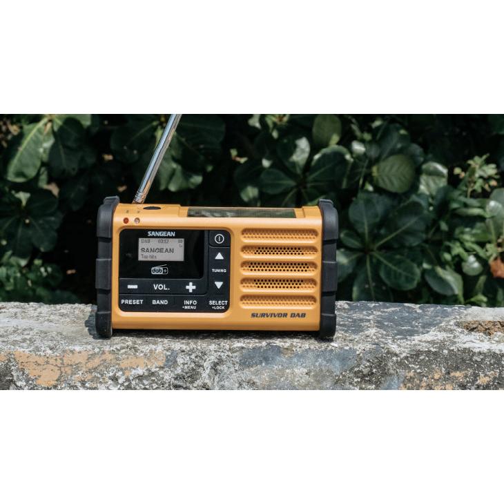 Sangean - MMR-88 DAB+/FM-RDS Multi-Powered Nødradio // Gul - Image 9