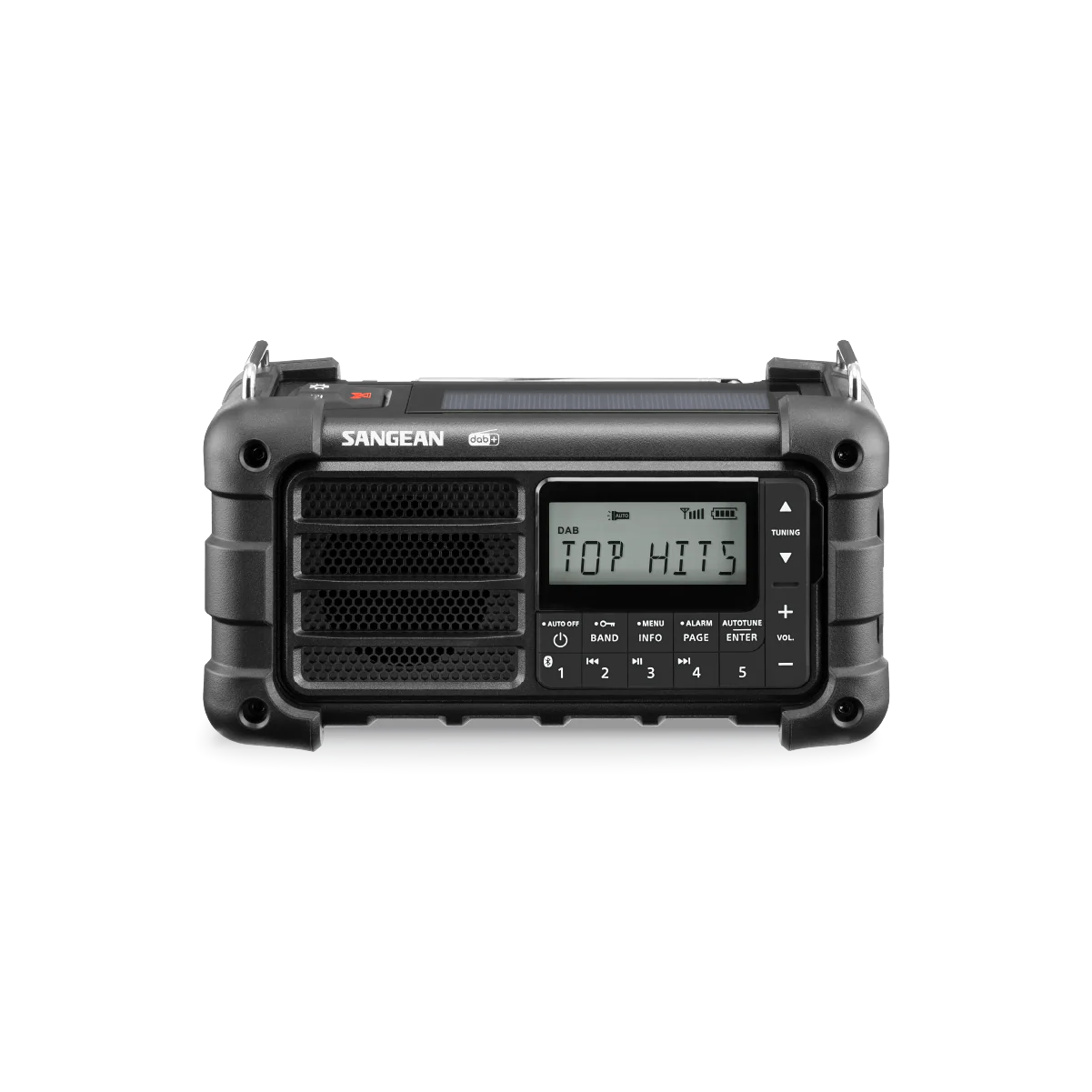 Sangean - MMR-99 DAB+/FM/Bluetooth/AUX - Multi-Powered Digital Nødradio // Sort