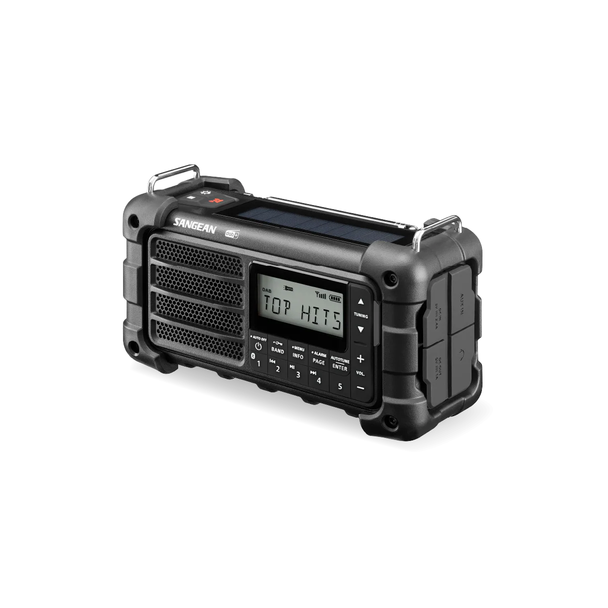 Sangean - MMR-99 DAB+/FM/Bluetooth/AUX - Multi-Powered Digital Nødradio // Sort - Image 2