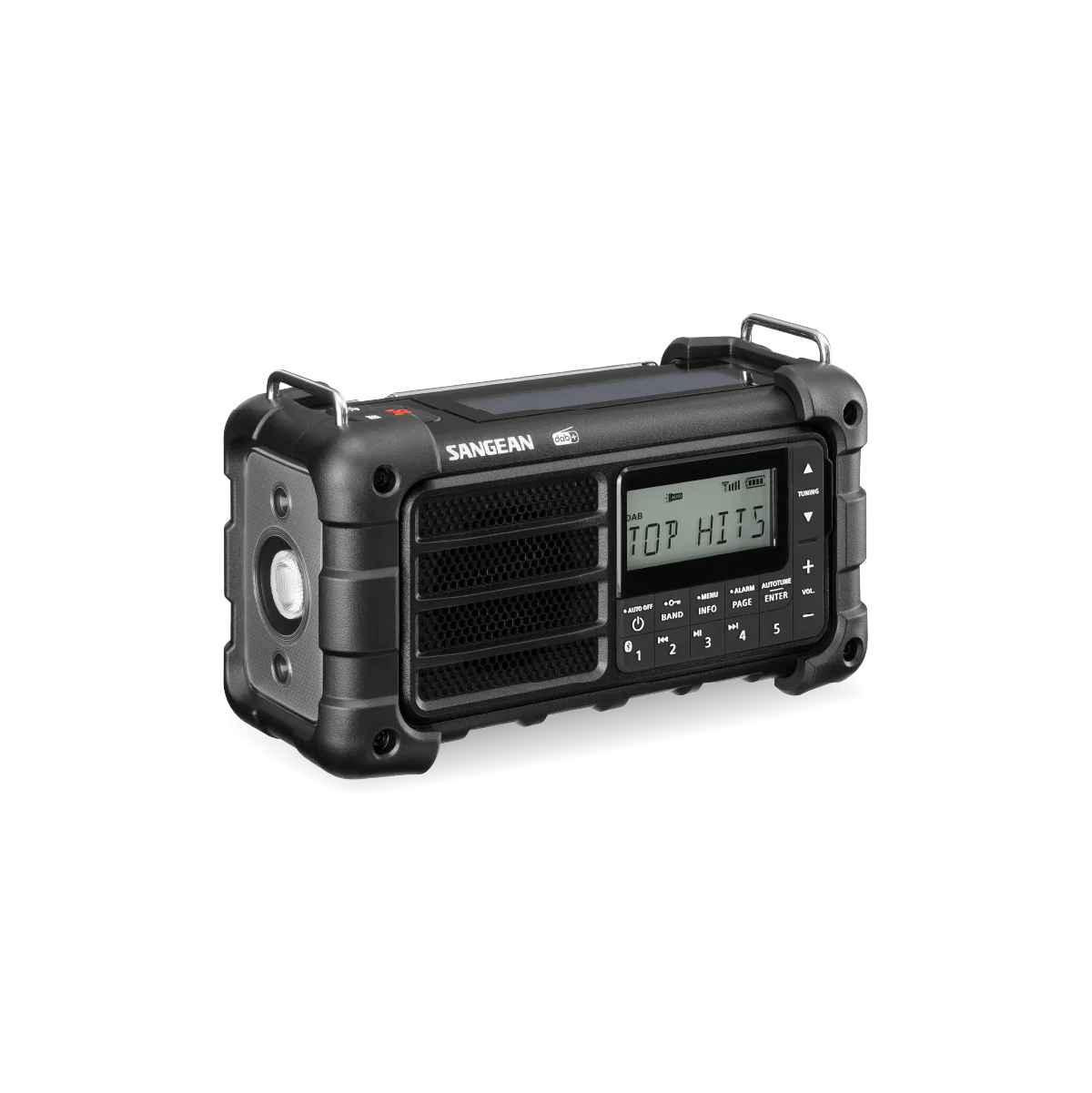Sangean - MMR-99 DAB+/FM/Bluetooth/AUX - Multi-Powered Digital Nødradio // Sort - Image 3